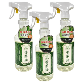 HOME LAYS 家樂適香茅油, 純精油添加, 油性配方, 不含人工香料, 550ml, 3瓶