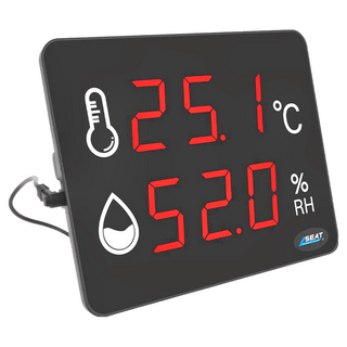 S.E.A.T. 錫特工業 大螢幕廚房電子溫濕度計 居家環境監測, 隨機, 1個