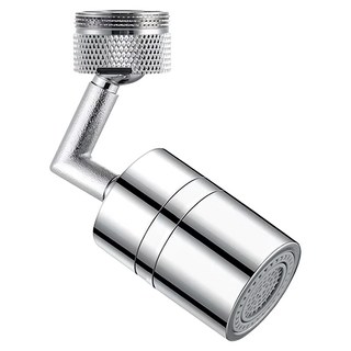 720°萬向水龍頭，金屬材質，單槽款/雙槽款, 7cm x 2.3cm, 1組