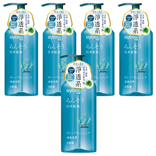 syoss 絲蘊 淨透清潤洗髮露 日本藍藻 天然植物成分, 420ml, 5瓶