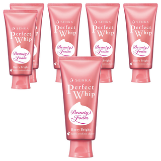 SENKA 專科 台灣公司貨 超微米明亮莓果潔顏乳, 100g, 6條