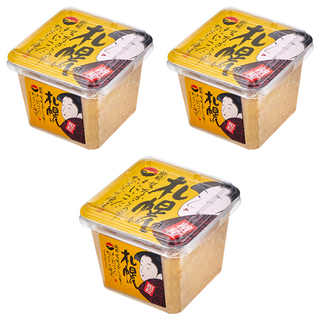 菊鶴 札幌味噌, 嚴選非基改黃豆、台灣國產白米, 古早技法製作, 自然發酵熟成, 500g, 3盒
