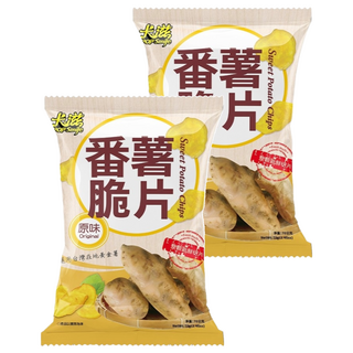 Pop-Smile 卡滋 蕃薯脆片 原味 70g 採用台灣在地黃金薯, 6包