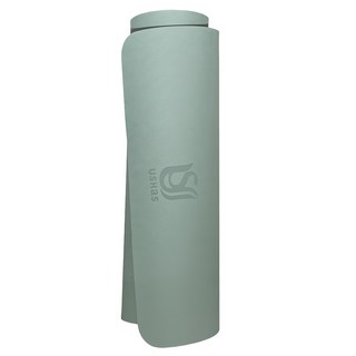 USHaS 瑜癒 Universal 加大通用型運動墊 雙面防滑紋理設計 加厚設計 高回彈性材料, 188 x 66 x 1cm, 迷霧綠, 1個