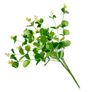 FLORAL M 花藝 仿真尤加利葉花材 最佳配角 居家裝飾, 1個, 綠色