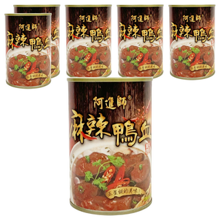 阿進師 麻辣鴨血, 425g, 6罐