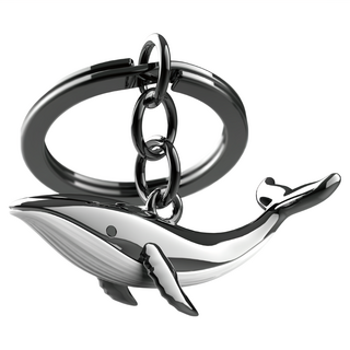 Metalmorphose 鑰匙圈, 1個, 鯨魚