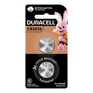 DURACELL 台灣公司貨 金頂 鈕扣鋰電池 CR2016, 2入, 1組