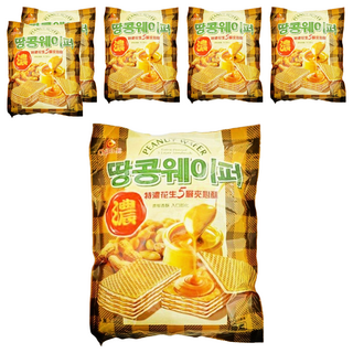 Chiao-E 巧益 特濃花生5層夾心酥, 256g, 6袋