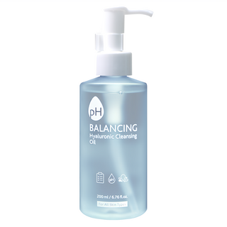 Prreti 弱酸性玻尿酸卸妝油, 壓花凹凸/平滑雙面卸妝, 富含天然植萃成分, 保濕提亮, 適合所有膚質, 200ml, 1瓶