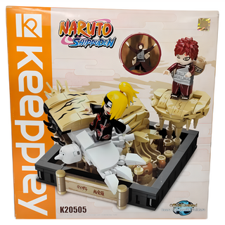 Qman 啟蒙積木 火影忍者場景系列 我愛羅決戰地達羅, 1個