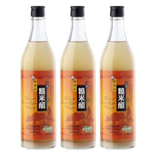 陳稼莊 糙米醋, 600ml, 3瓶