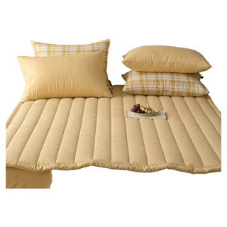 Maatila Stay 厚棉薄床墊 芥末黃, 單人加大 110 x 200cm