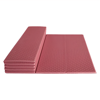 QMAT 方折疊瑜珈墊 櫻花粉, 180 x 60 x 0.5cm, 1個