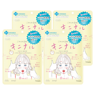 KOSE 高絲 CLEAR TURN 光映透 集中調理禦豆面膜 8分鐘護理, 7片, 4包