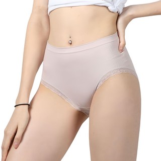 SOFT LIGHT 愛妹妹 羅紋無縫蠶絲蛋白植物棉褲，涼感無痕，速乾排汗, 加大, 粉色