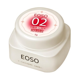 EOSO 拍拍膠, 5g, 02 魅影紅紗, 輕鬆打造專業級美甲, 1罐
