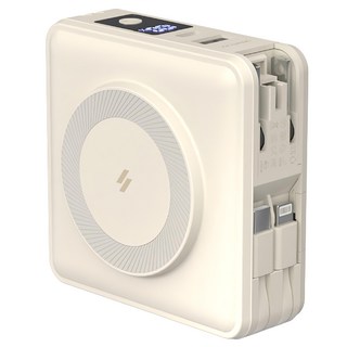 ADAM elements 亞果元素 五合一 萬用行動電源 GRAVITY X5 支援MagSafe磁吸充電 15000mAh, 沙漠色