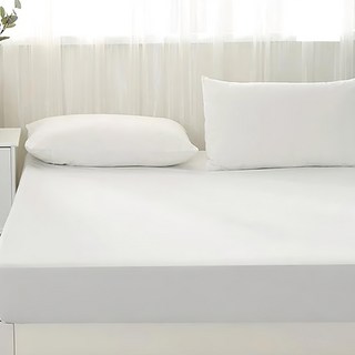 3M 防水透氣床包式保潔墊枕套, 75 x 45cm, 純白