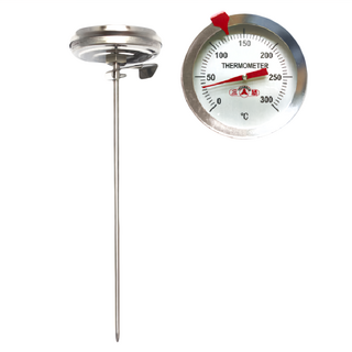 TRIARROW 三箭牌 掛勾式油炸溫度計300度C WG-T6 16.3 x 5.2cm, 1支