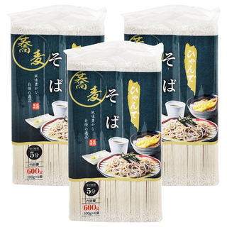 matsudaisoba 松代蕎麥善屋 蕎麥麵, 600g, 3包