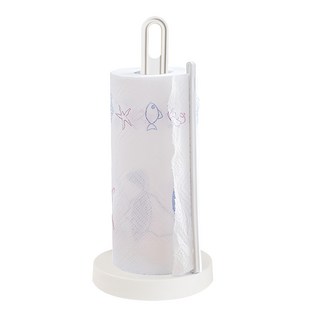 MONACO OLIVE 立式簡約廚房紙巾架 15x32 公分 淺灰色, 1個