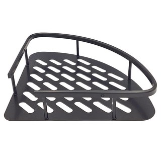 葉子小舖 浴室置物架 三角形, 黑色, 1個