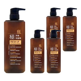 萌髮 淨屑洗髮精 淨油保濕 Moisture, 500g, 5瓶