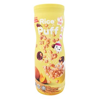 Nnutrinini 脆妮妮 米泡芙 自然雜糧香甜 無糖無香料色素 寶寶食用少負擔, 南瓜紫薯, 42g, 1瓶