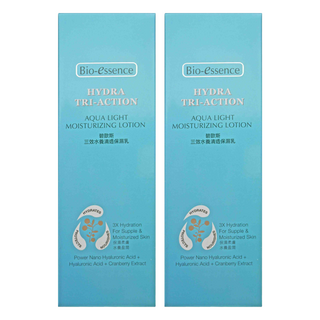 Bio-essence 碧歐斯 植萃三效水養清透保濕乳 濟州海水 透亮美膚, 100ml, 2瓶