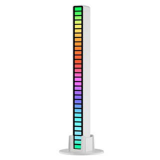 葉子小舖 RGB拾音同步節奏燈 充電款 多種模式 氣氛營造 電量顯示, 1個