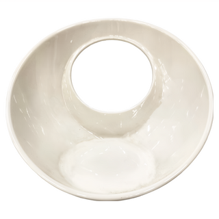 大同象牙強化 9.5吋盆栽沙拉碗, 白色, 1個