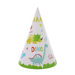Make a Fun Balloons 禮物帽子 恐龍 生日氣球 包含1根吸管 86X88CM, 1個