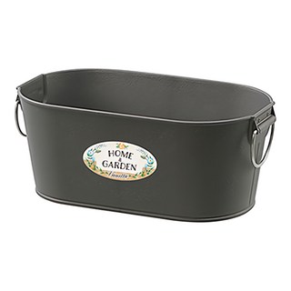 KEYWAY 聯府 香草仿鐵收納盒 IR50-1 L, 1個, 灰色