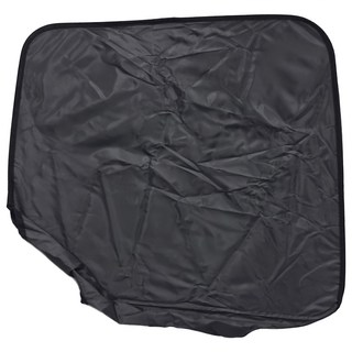 汽車前擋遮陽擋板 緞布材質, 140 x 70cm, 黑色, 1個