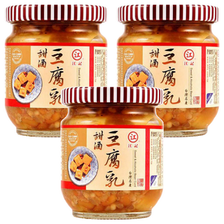 江記 甜酒豆腐乳, 200g, 3罐