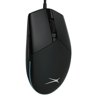 ALTEC LANSING 高解析有線6鍵電競滑鼠 輕量化設計 99克重 六檔DPI自由切換 適應多種遊戲模式, ALGM9304, 黑色