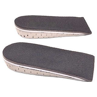 FANCY LIFE增高鞋墊 半墊2.5cm 黑灰色 舒適透氣, 1雙