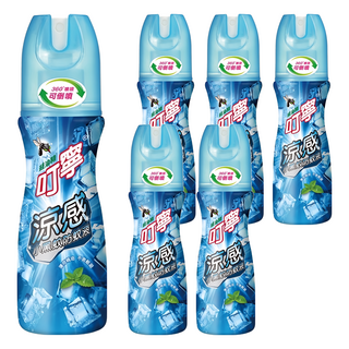 叮寧 涼感小黑蚊防蚊液 360度倒噴, 90ml, 6瓶