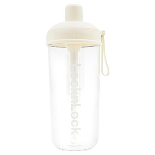 LocknLock 樂扣樂扣 嚼對搖搖吸管杯, 白色, 700ml, 1個