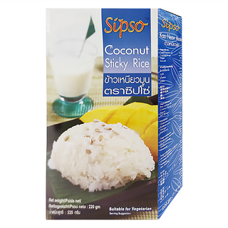 Sipso 泰國椰漿糯米飯 適合素食者, 220g, 1盒