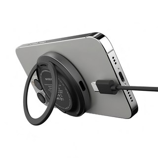MAGEASY MAGPAD 立架磁吸無線充電器 原廠保固, 黑色, 1個
