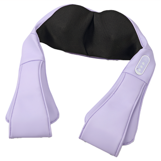 FUJI 肩頸揉捏按摩器 FG-277, 額定電壓100~240V, 定時15分鐘, 紫色