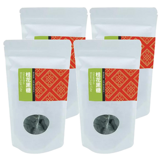 好日好食 好飲系列 桂花黑糖 成分簡單 獨立包裝 清雅桂花香, 304g, 4袋