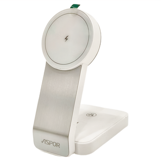ASPOR 折疊多合一磁吸無線充電座 原廠保固, 白色, 1個