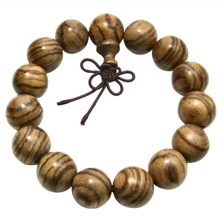 正宗越南沈香木佛珠手鍊, 褐色, 12mm