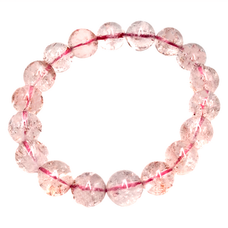 天然草莓超七水晶手珠 11mm 款式隨機