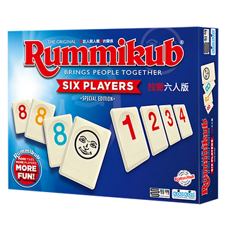 Rummikub 拉密 桌面遊戲 特別版, 1盒, 6人版