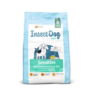 德國綠自然 Green Petfood 昆蟲蛋白+大米 無麩質低敏成犬飼料, 900g, 1包, 昆蟲
