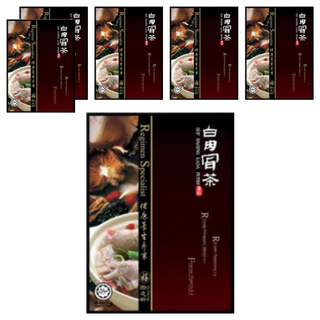 游建好 白肉骨茶湯滷包, 中藥材調製, 無添加化學物料及防腐劑, 獨家精心調配, 四季皆宜, 30g, 6袋